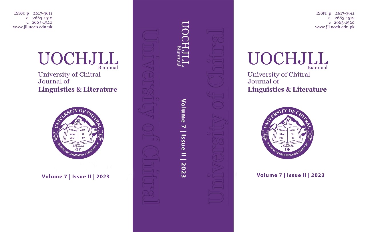 					View Vol. 7 No. II (2023): University of Chitral Journal of Linguistics and Literature
				